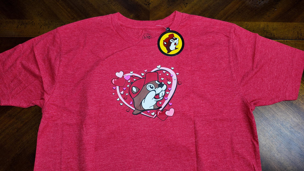 Buc-ee's 2026 Valentine T-Shirts "Authentic"