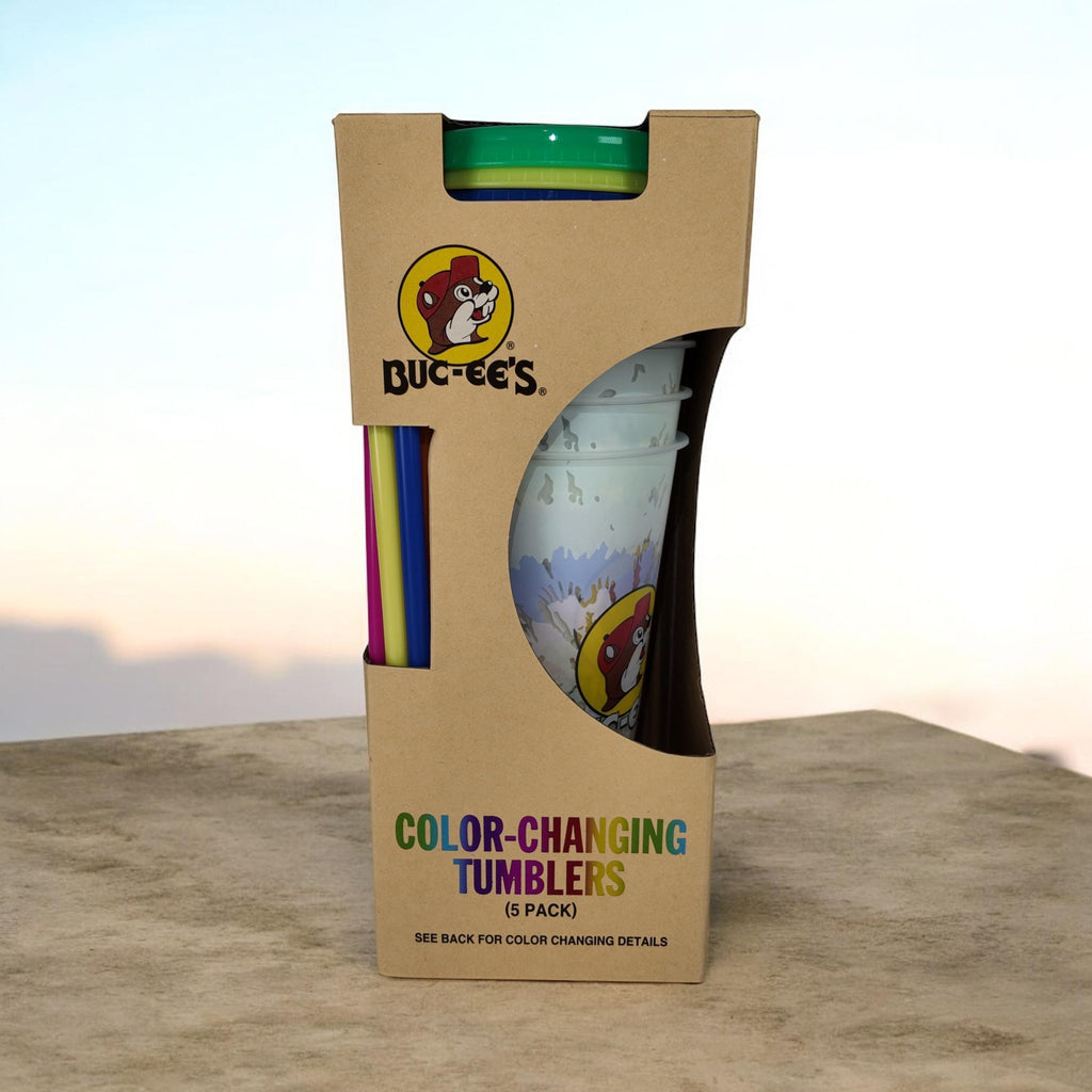 Buc-ee's Color-Changing Tumblers 5-Pack