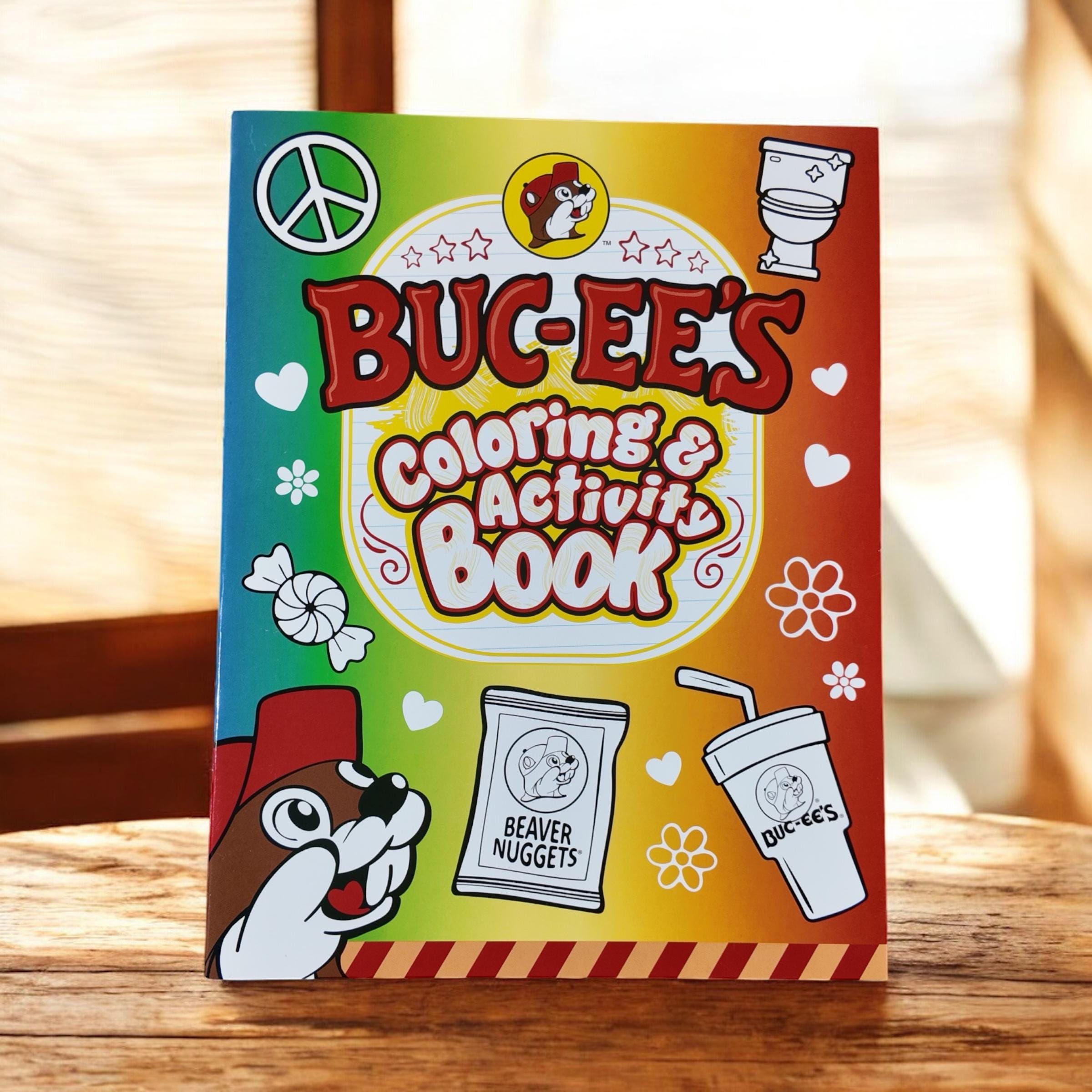 Buc-ee's ABC, Activity, and Coloring Books with Crayons Sets