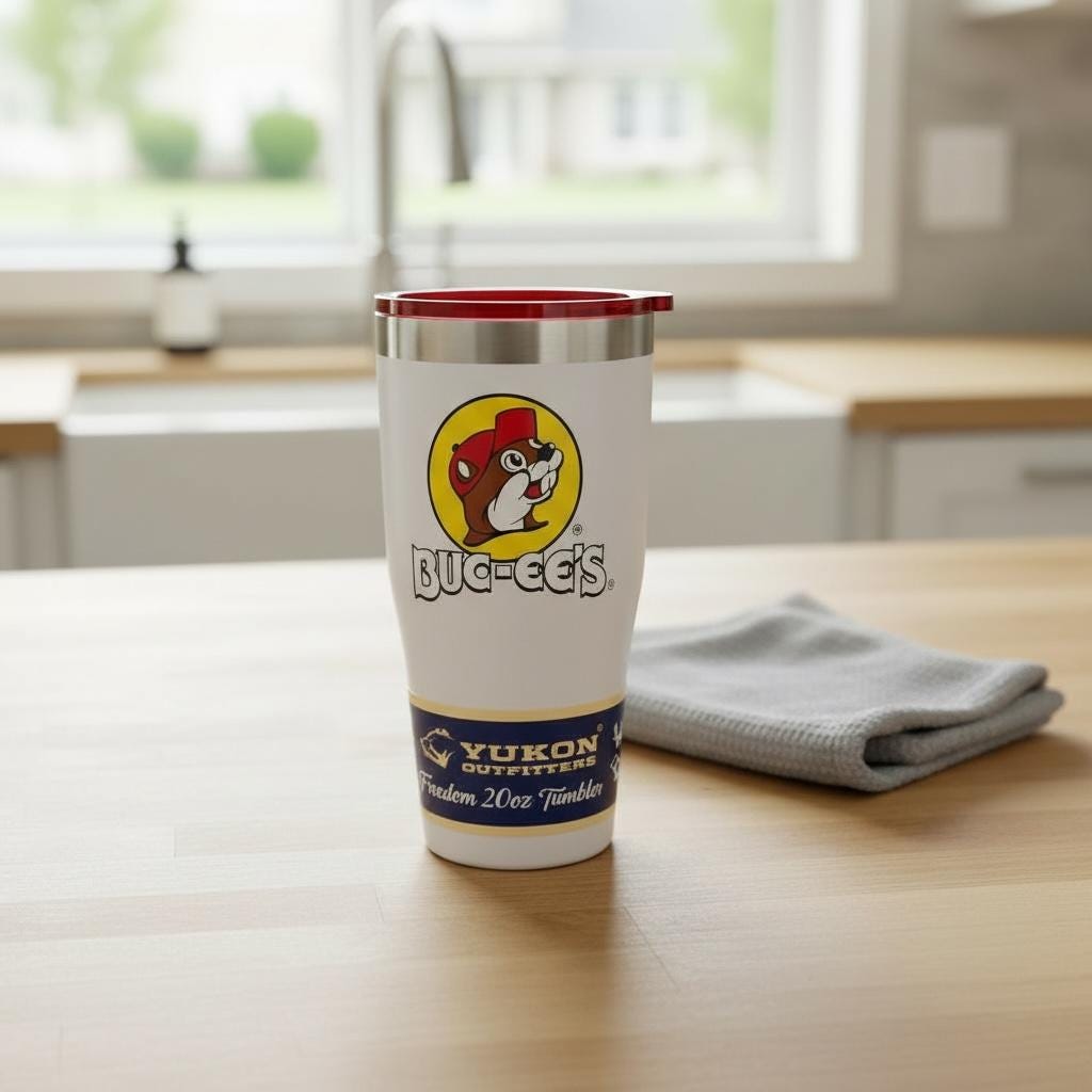 Buc-ee's Tumblers Red and White (40oz, 20oz, 10oz)