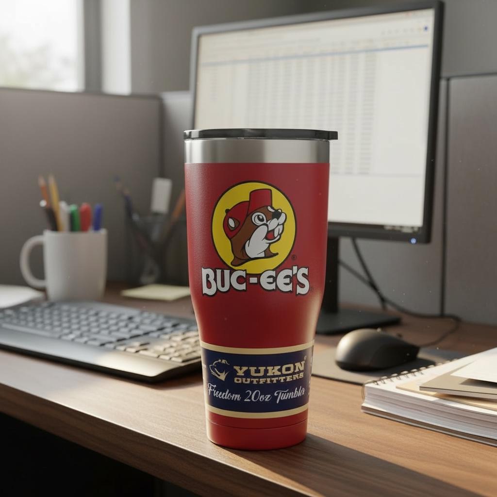 Buc-ee's Tumblers Red and White (40oz, 20oz, 10oz)