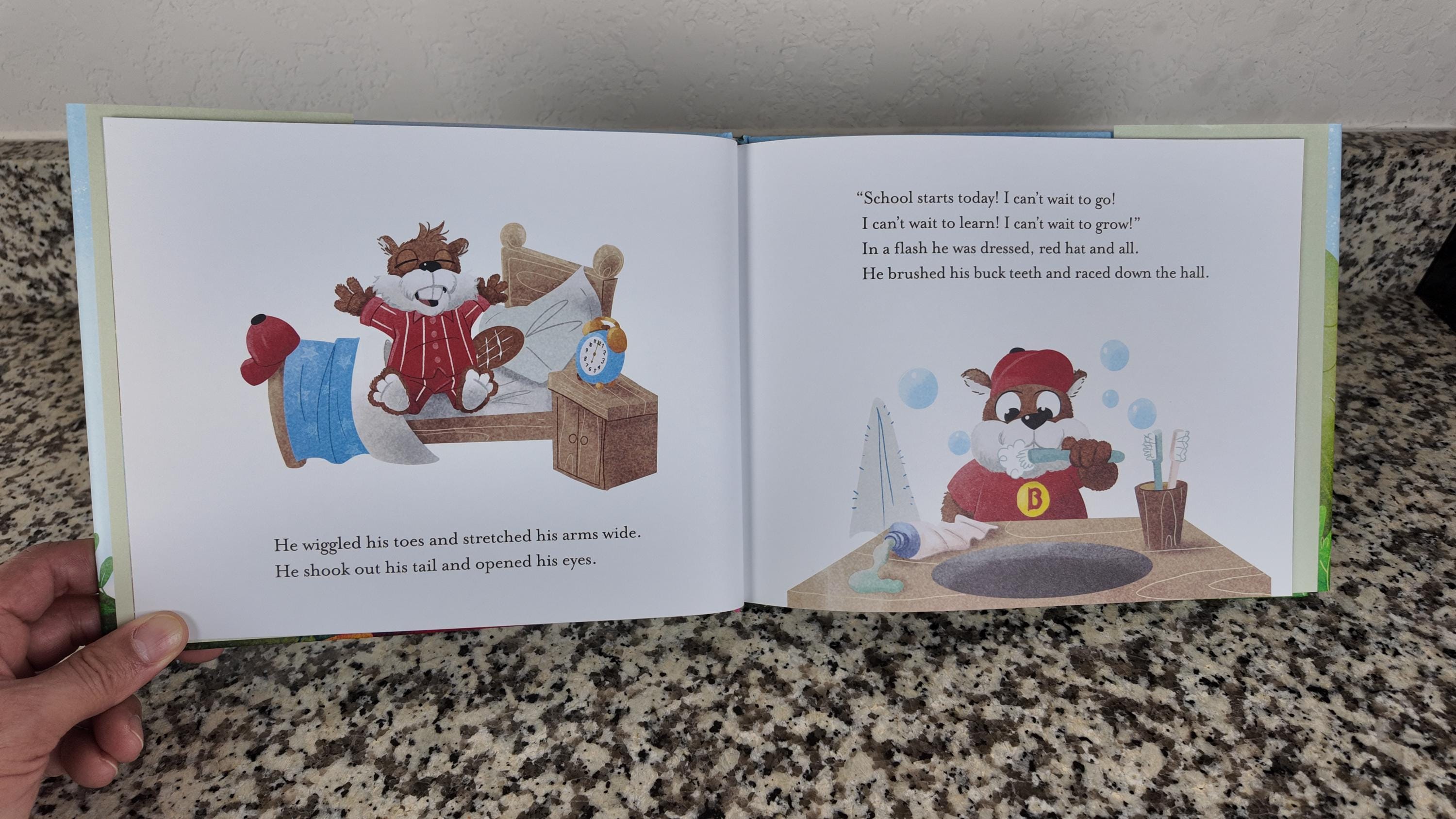 Kids Picture Book – Beaver Goes to School Adventure