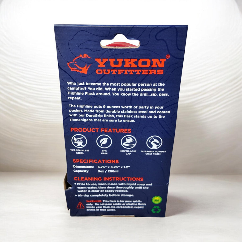 Buc-ee's Playing Card Highline Flask 9 oz