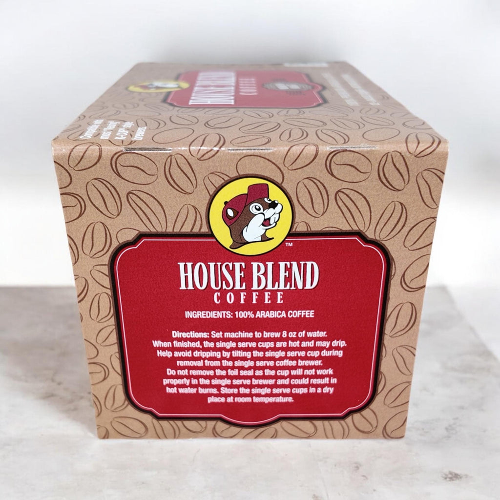 Buc-ee's House Blend Coffee Fresh Ground and K-Cup