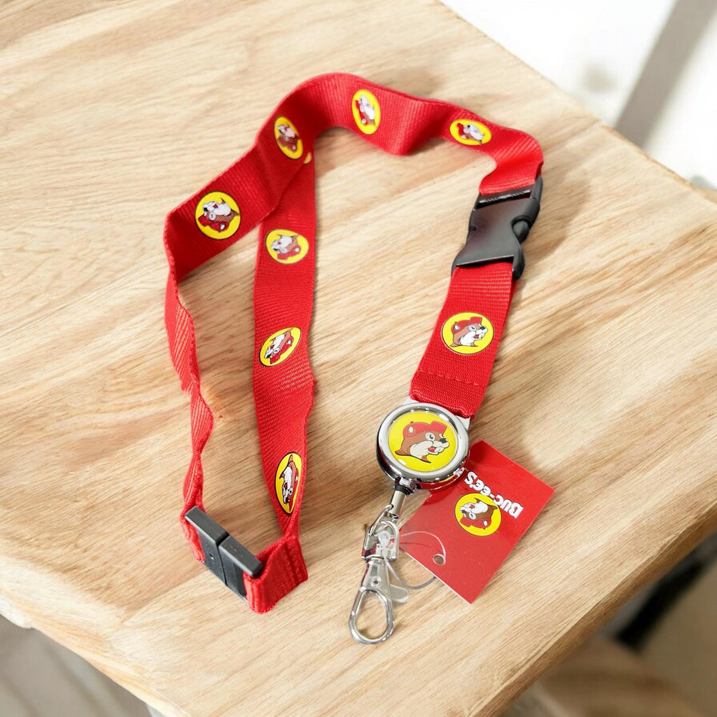 Retractable Lanyard & Pin Set – Keychain or ID Holder