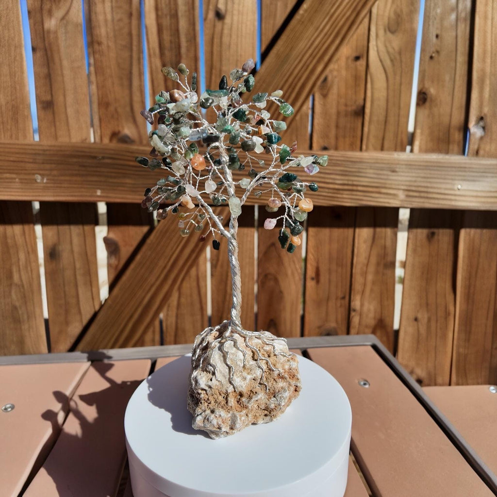 Jasper Stone Chips Wire Tree #2504