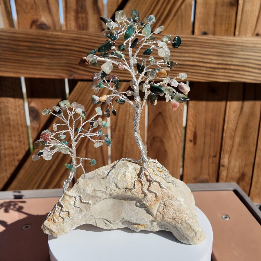Indian Agate Wire Tree #2515