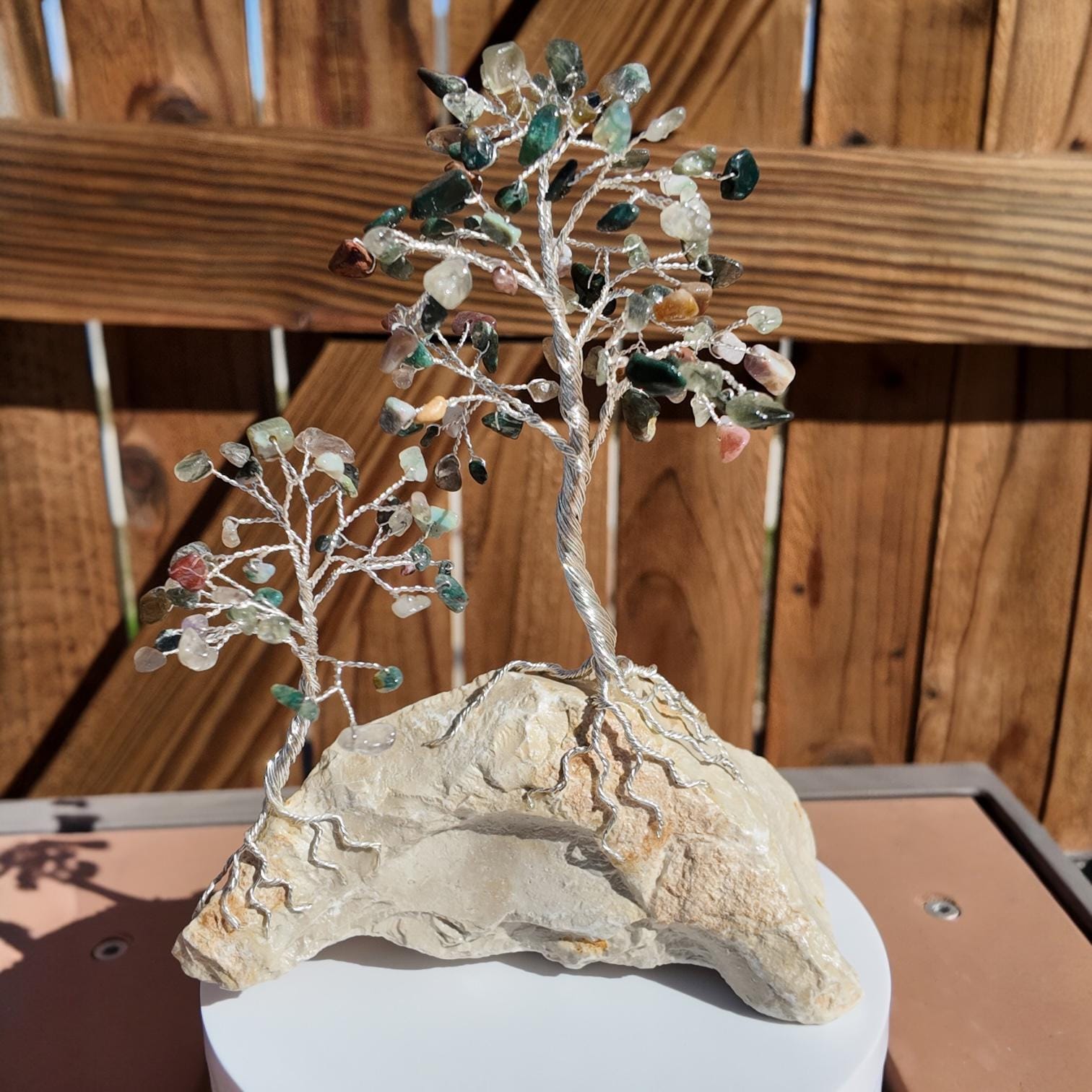 Indian Agate Wire Tree #2515