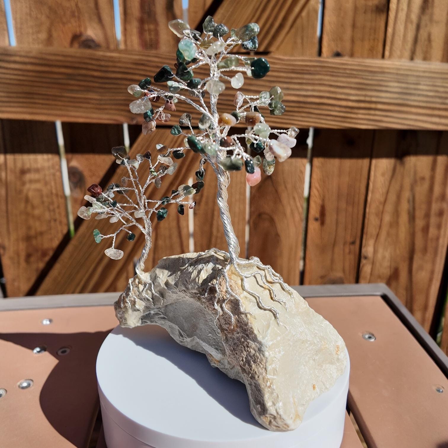 Indian Agate Wire Tree #2515