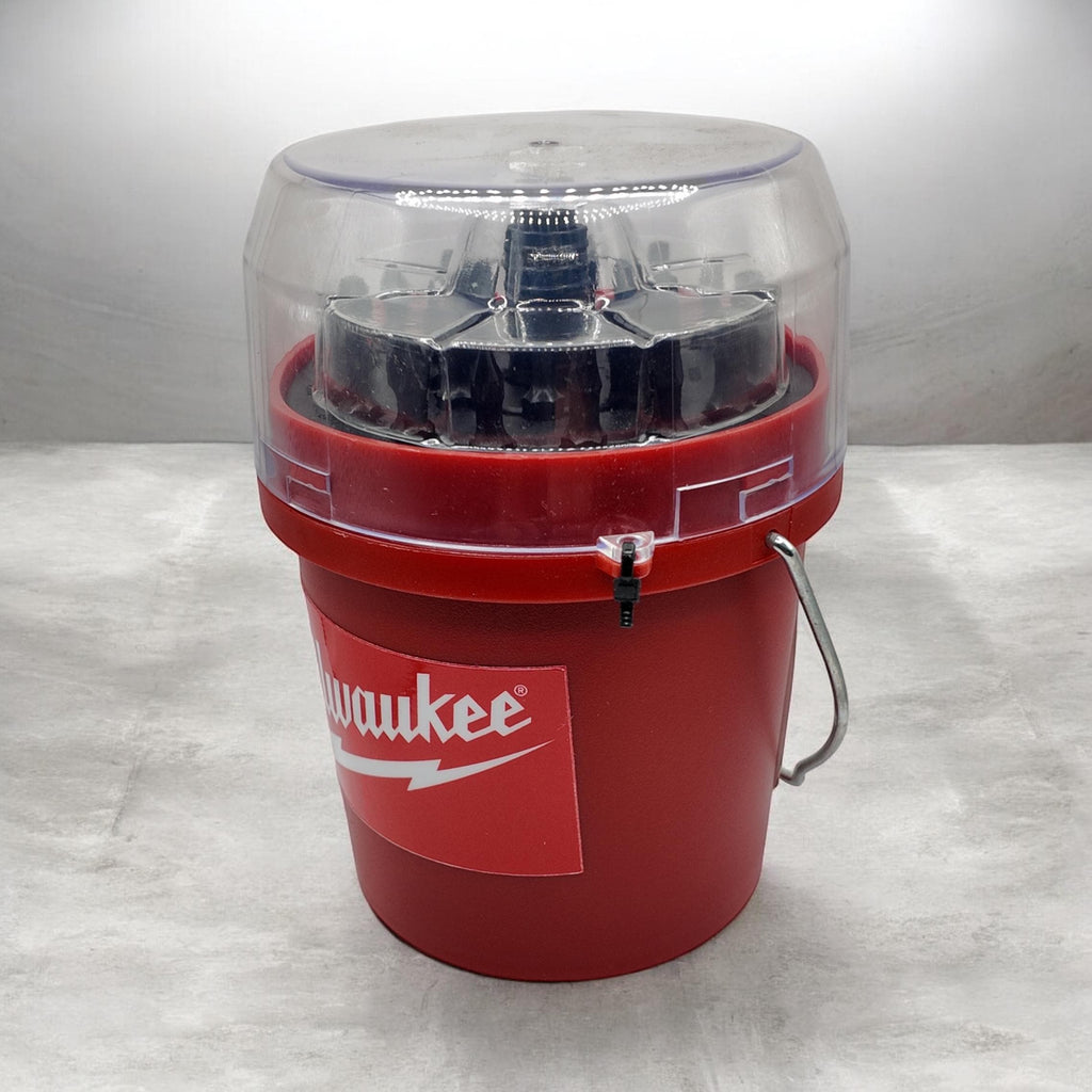 Tractor Supply Co Mini Bucket 49-Piece Impact Bit Set with Milwaukee Logo Sticker