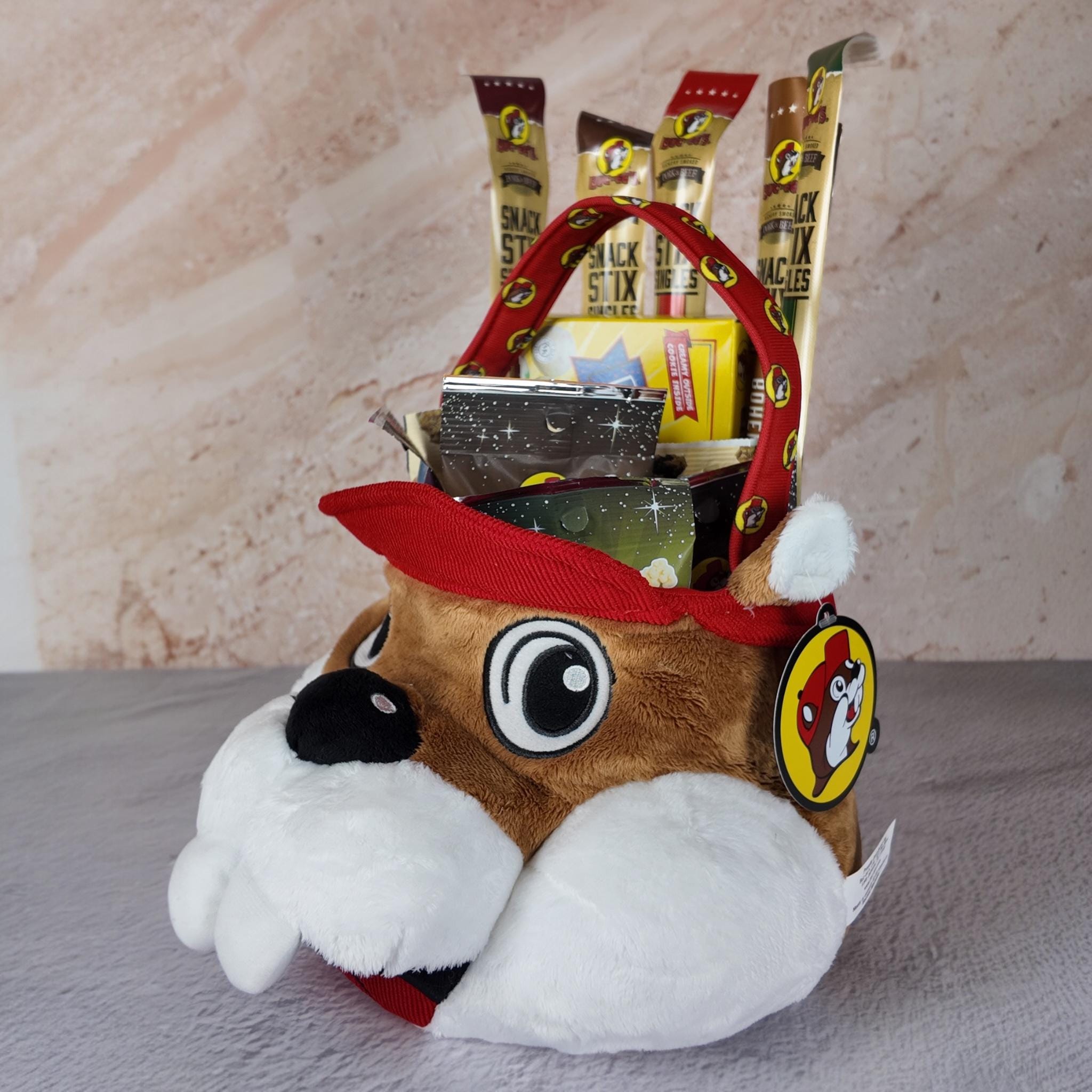 Plush Buc-ee's Handbag Snacks Gift Basket