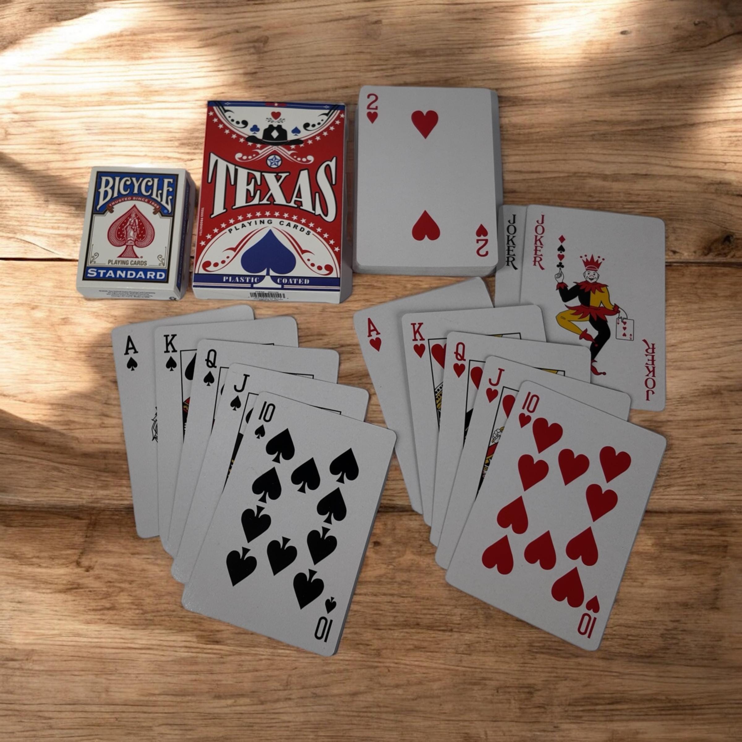 Texas Sized Playing Cards
