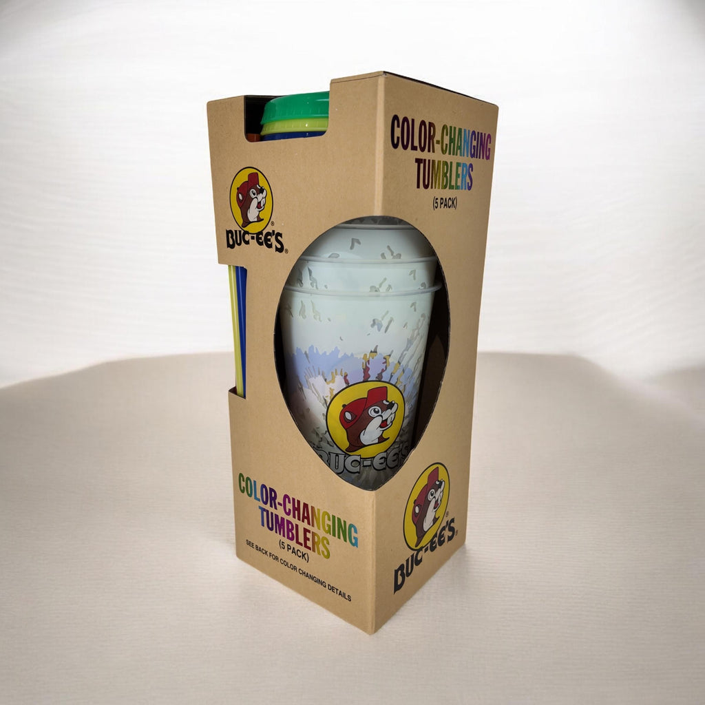 Buc-ee's Color-Changing Tumblers 5-Pack
