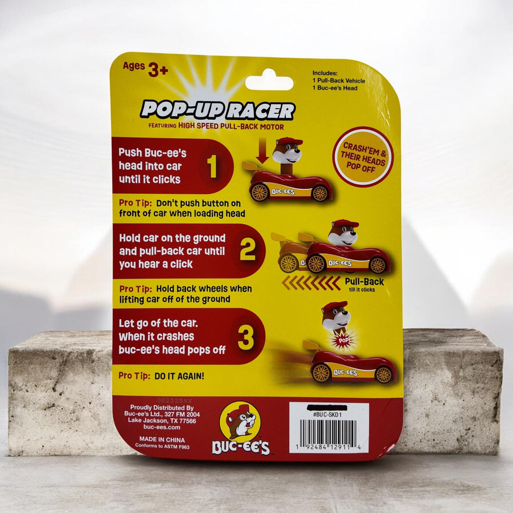 Buc-ee's Pop-Up Racer