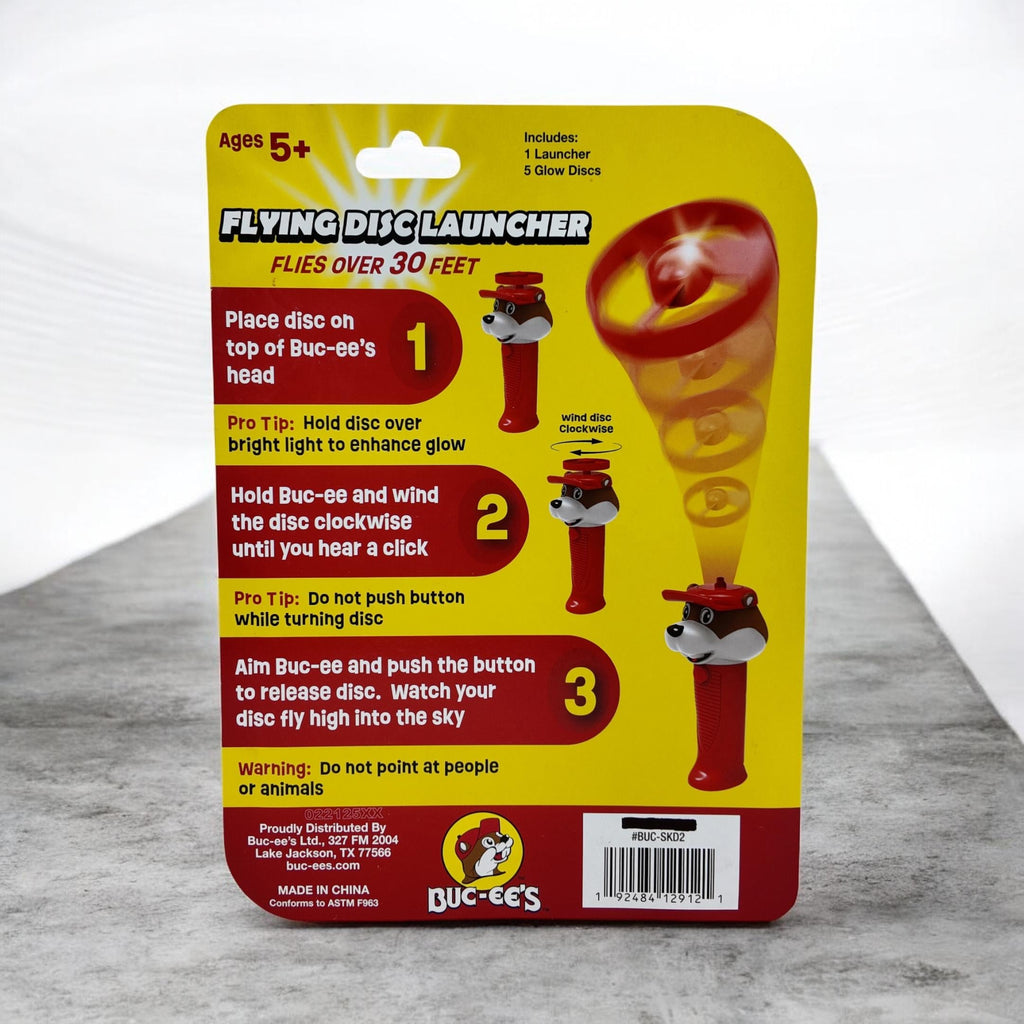 Buc-ee's Flying Disc Launcher