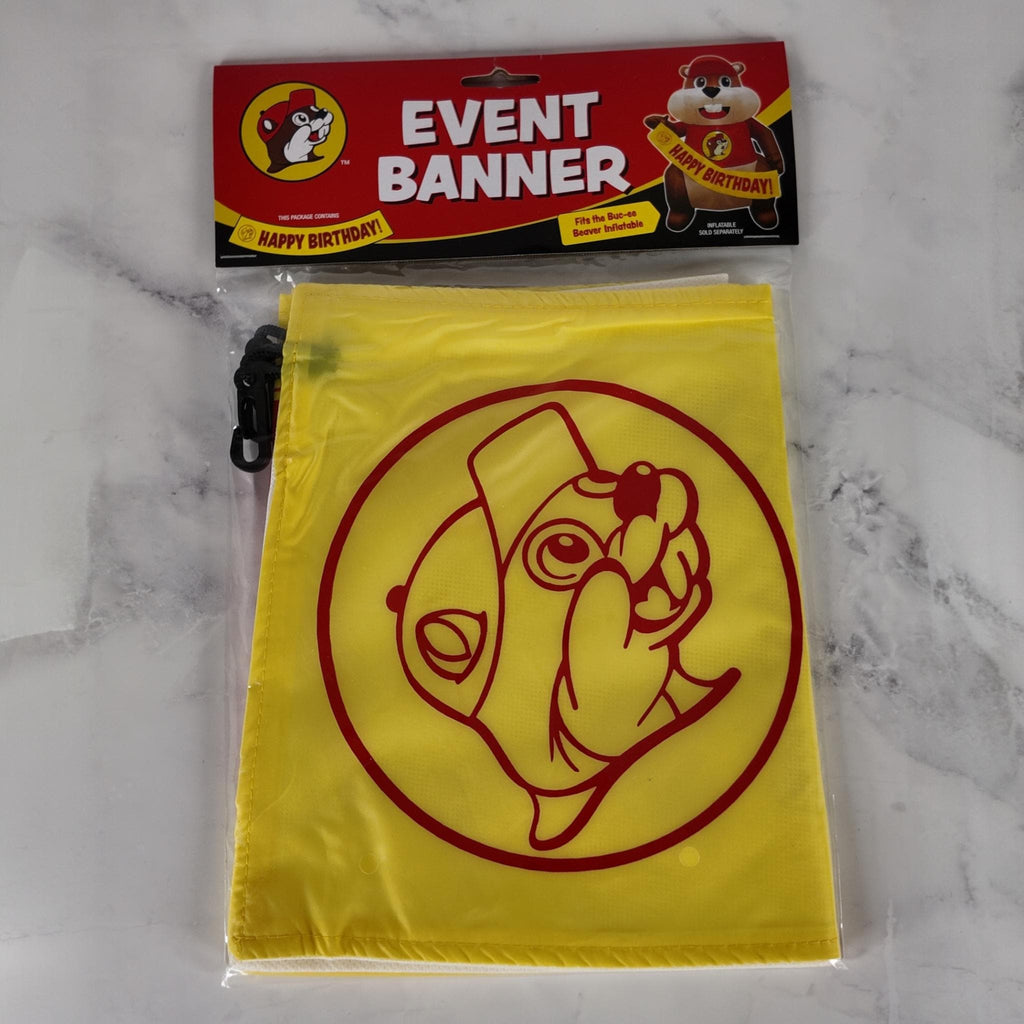 Buc-ee's Party Time Inflatable Beaver with Banner Gift Set #1