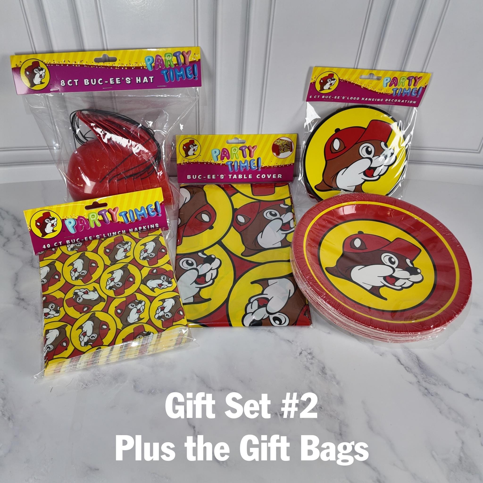 Buc-ee's Party Time Table and Decoration Set #2