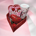 Heart Shaped Valentine Gift Basket (Buc-ee's Tumbler / Bath Bomb)