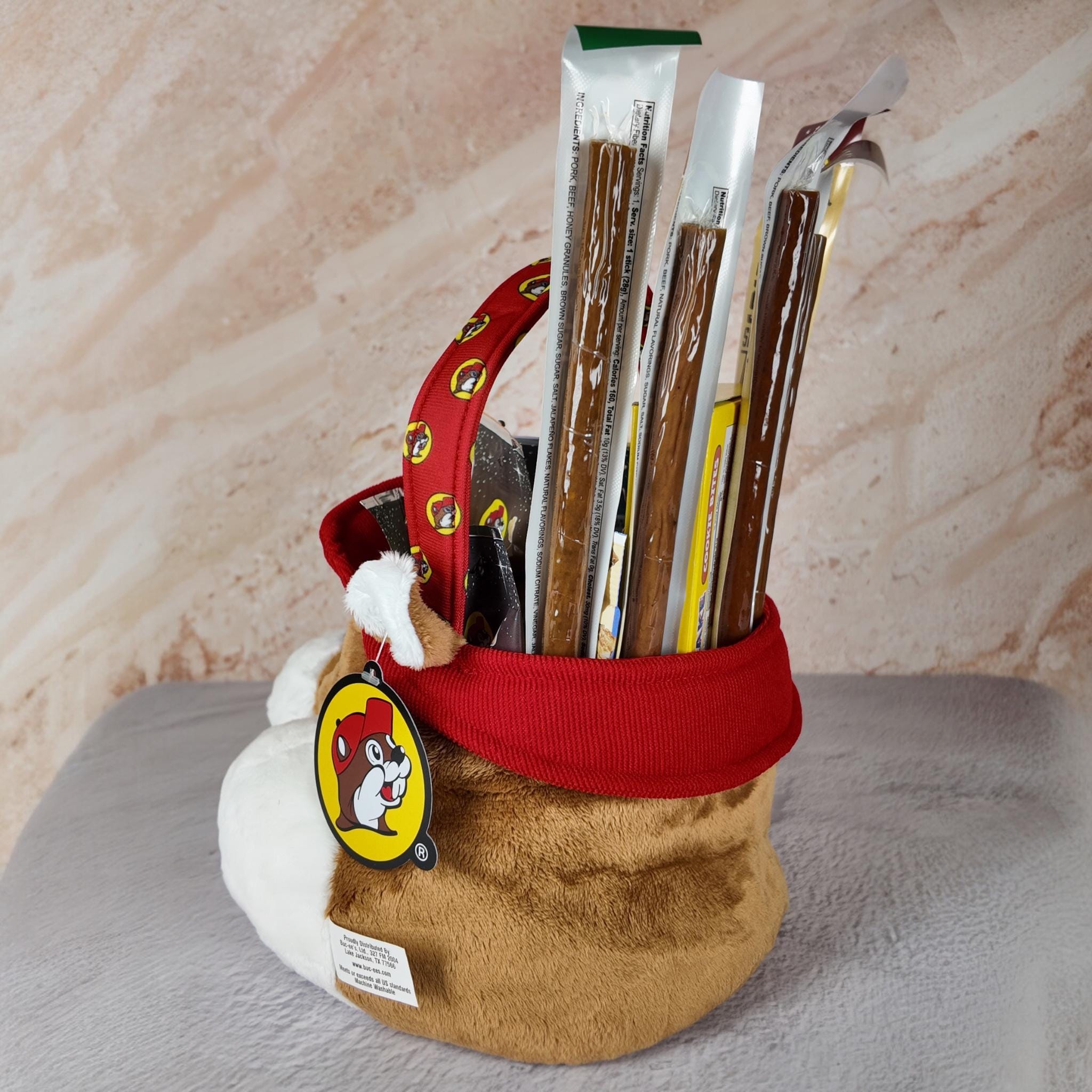Plush Buc-ee's Handbag Snacks Gift Basket