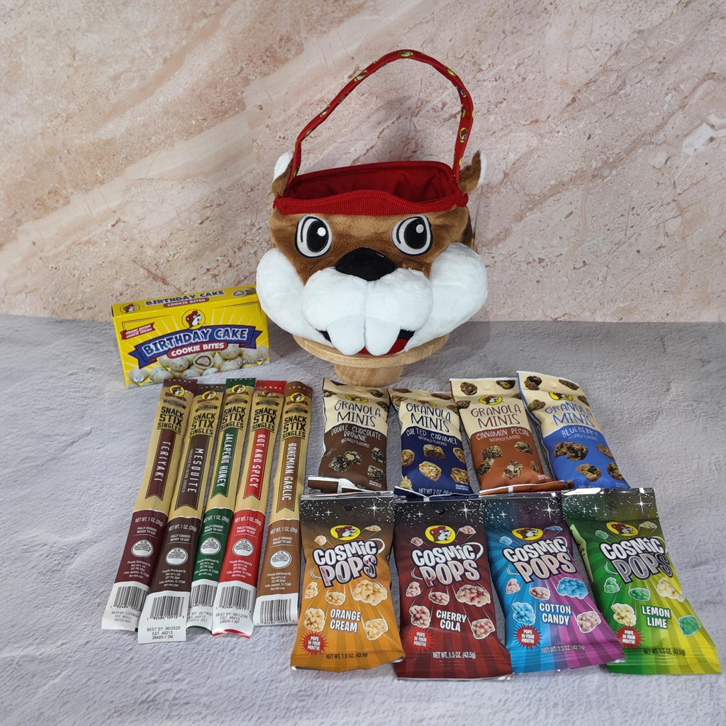 Plush Buc-ee's Handbag Snacks Gift Basket