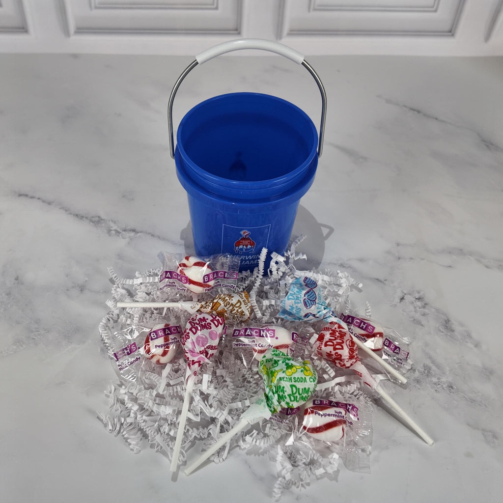 Sherwin Williams Mini Bucket Peppermint Lollipop Gift Basket