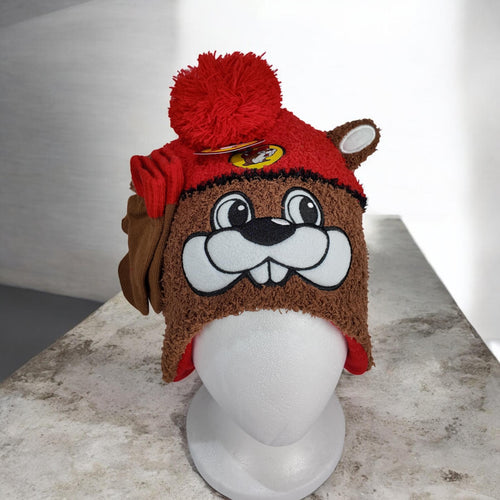 Buc-ee's Beaver Knit Face Beanie Hat Gift Sets