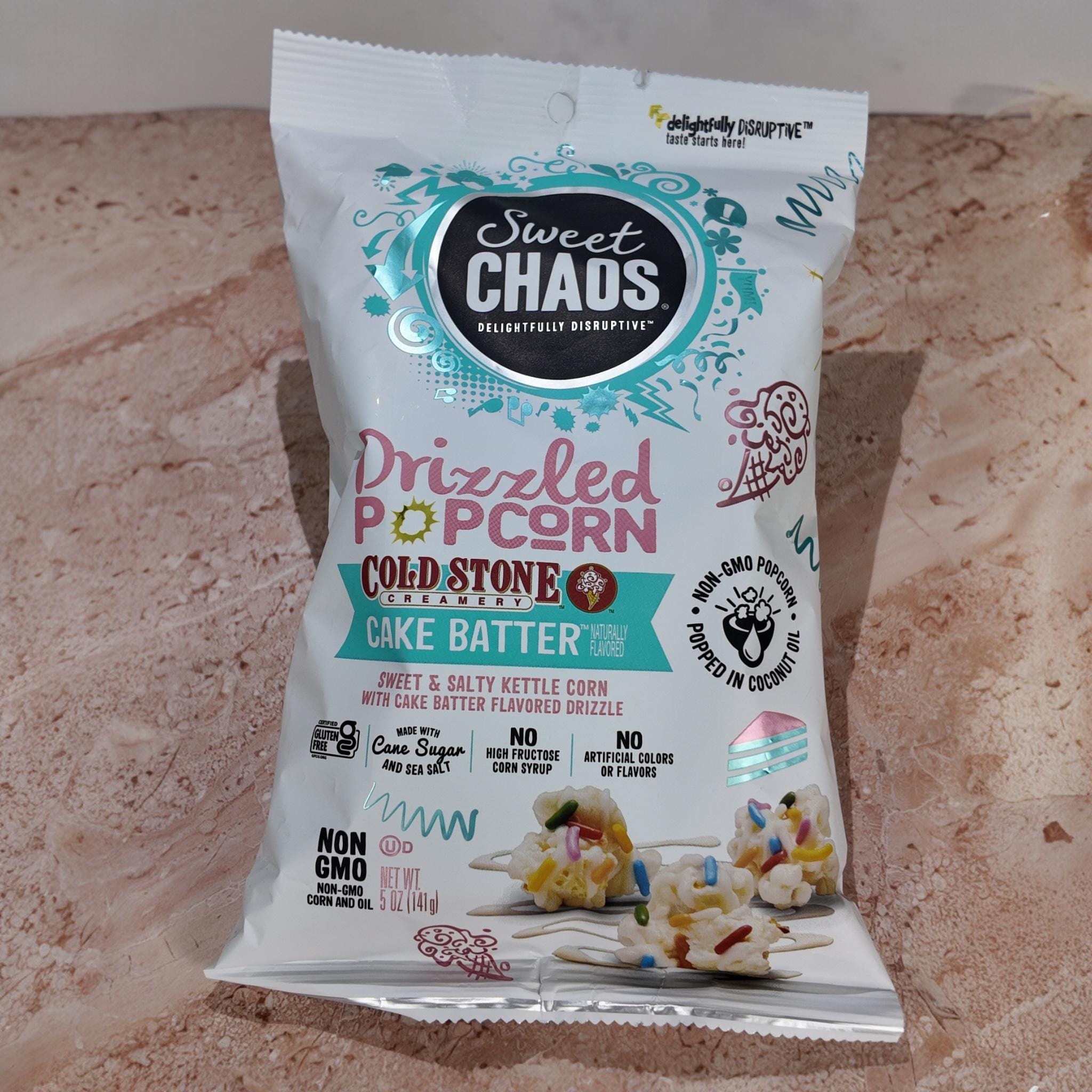 Buc-ee's Cotton Candy and Drizzled Popcorn Gift Basket Set (Classic, Grape, Watermelon, Strawberry Banana)