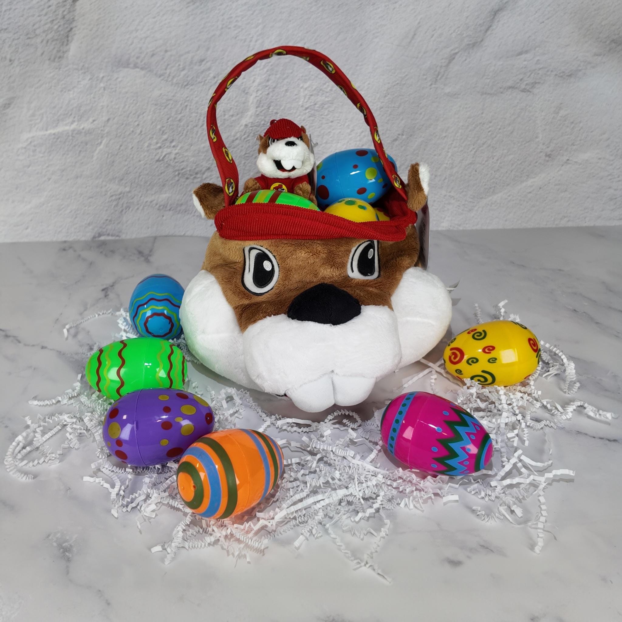 Buc-ee's Easter Eggs Hunting Plush Handbag Gift Basket