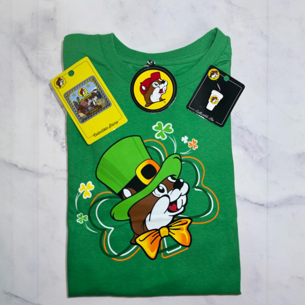 Buc-ee's St. Patrick's T-Shirt Gift Set