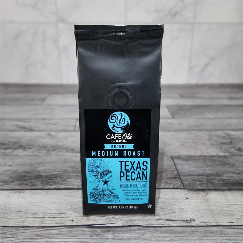 Texas Emblem Coffee Mug Gift Set (HEB Coffee & Bauducco Wafer)