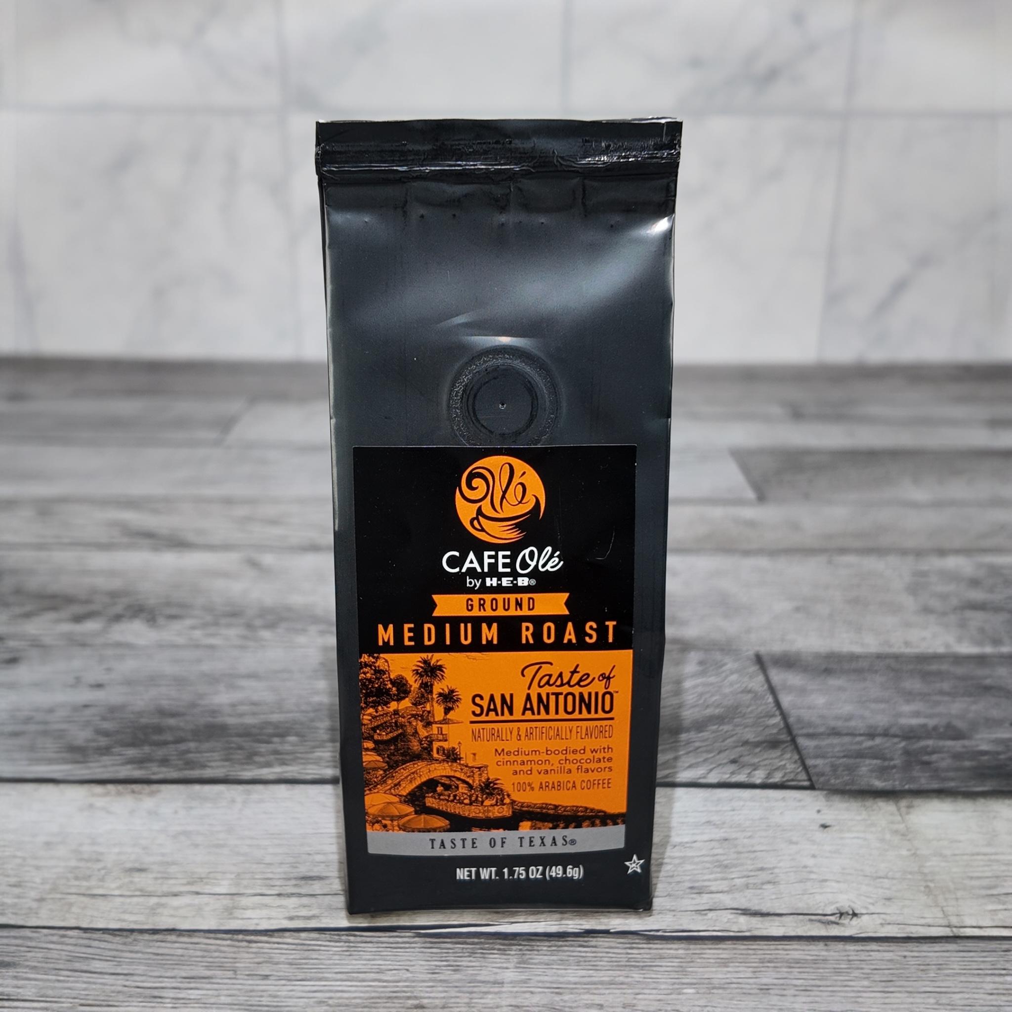 Texas Emblem Coffee Mug Gift Set (HEB Coffee & Bauducco Wafer)