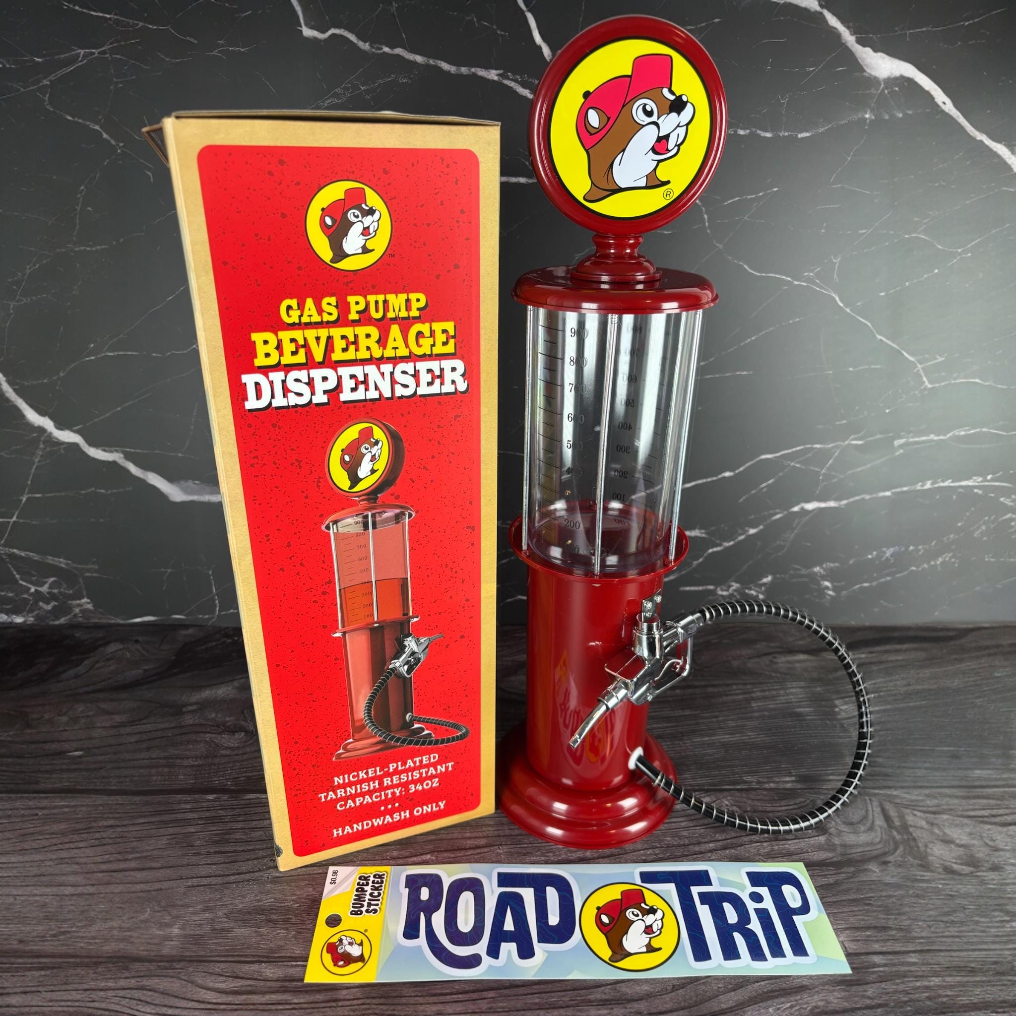 Buc-ee's Gas Pump Beverage Dispenser Gift Set
