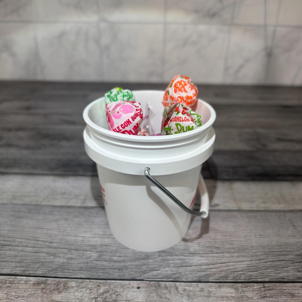 Ace Hardware Mini Bucket Peppermint Lollipop Gift Basket