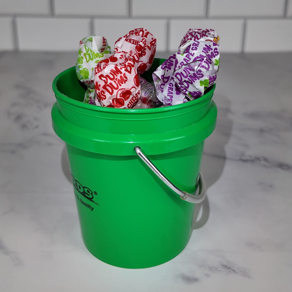 Green Mini Bucket Candy Gift Basket Set