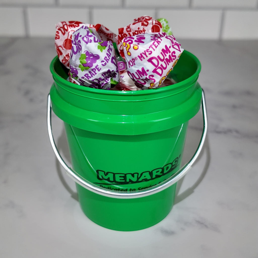 Green Mini Bucket Candy Gift Basket Set