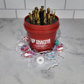 41-Piece Titanium Drill Bit Set Mini Bucket Gift Set – Tool Kit Bundle