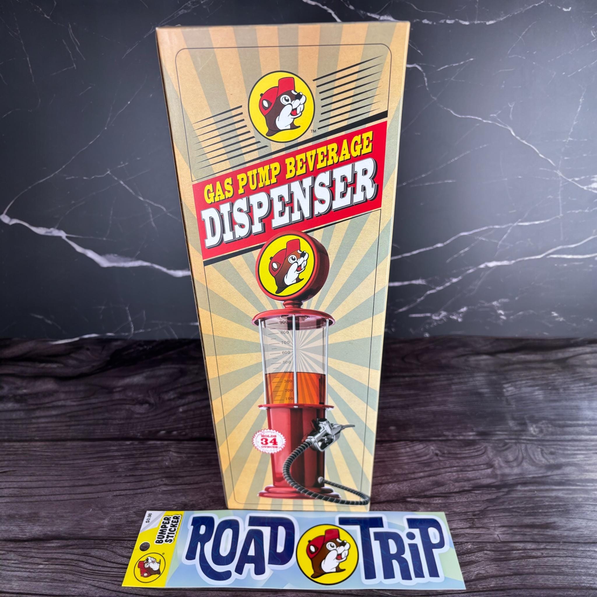 Buc-ee's Gas Pump Beverage Dispenser Gift Set