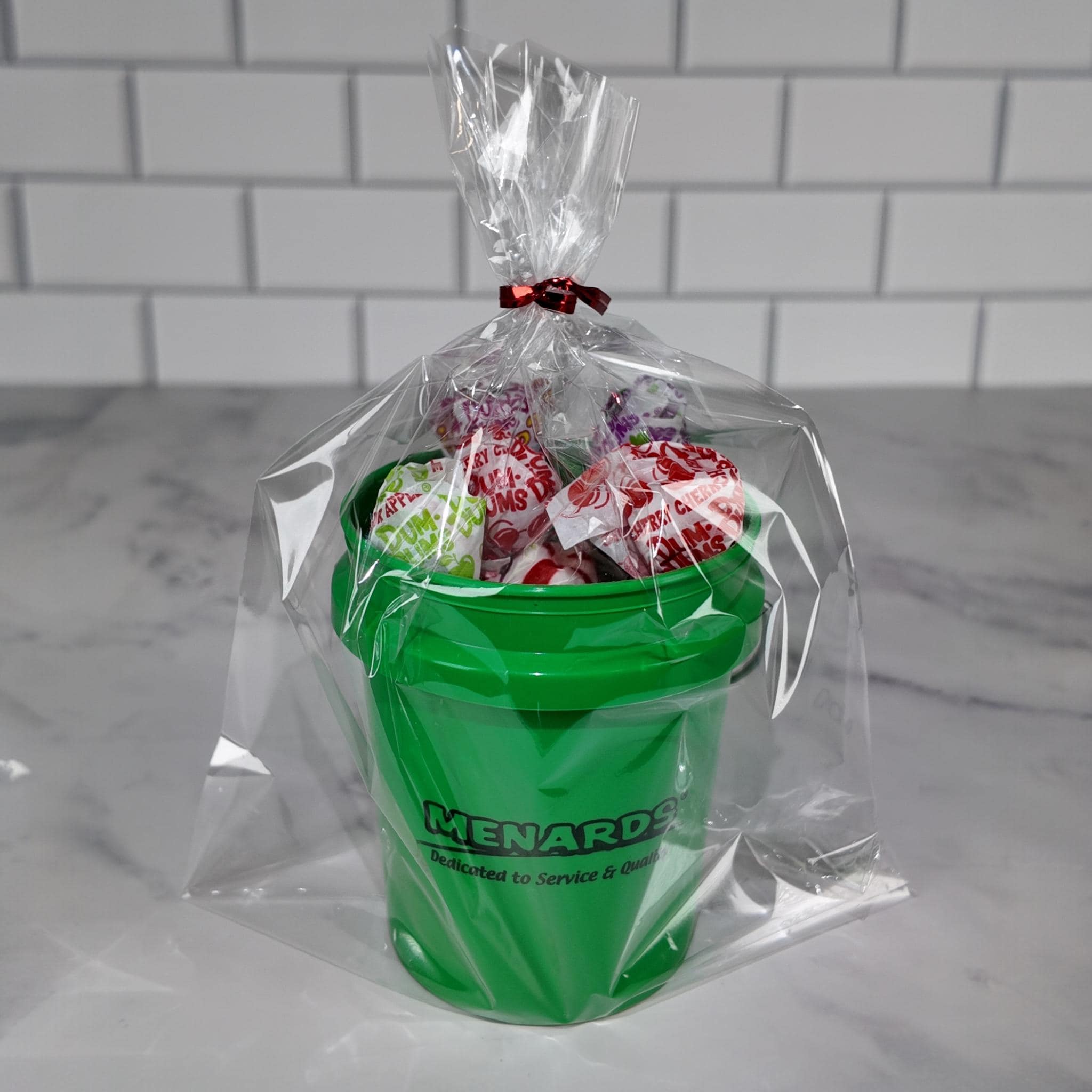 Green Mini Bucket Candy Gift Basket Set