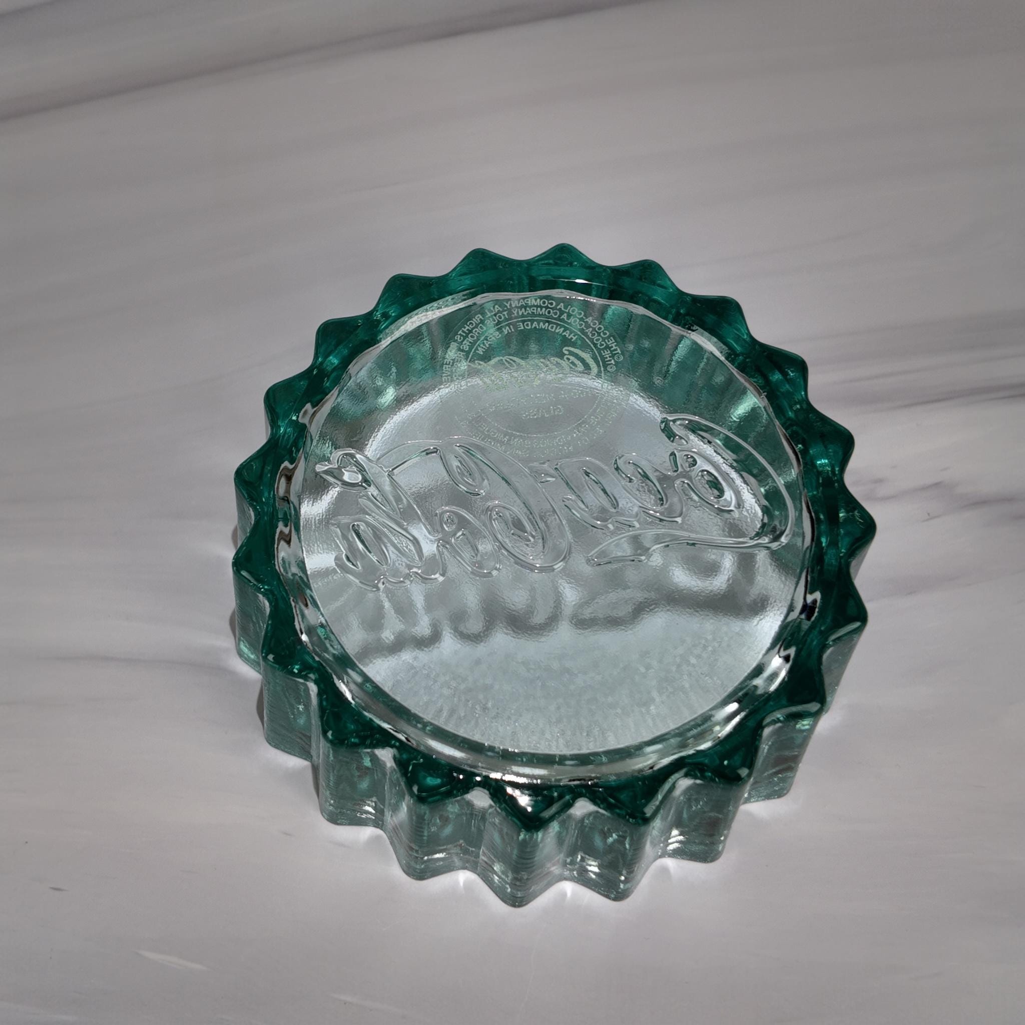 Recycled Glass Bottle Cap Snack Bowl Gift Set – Peanuts, Textured Retro Design