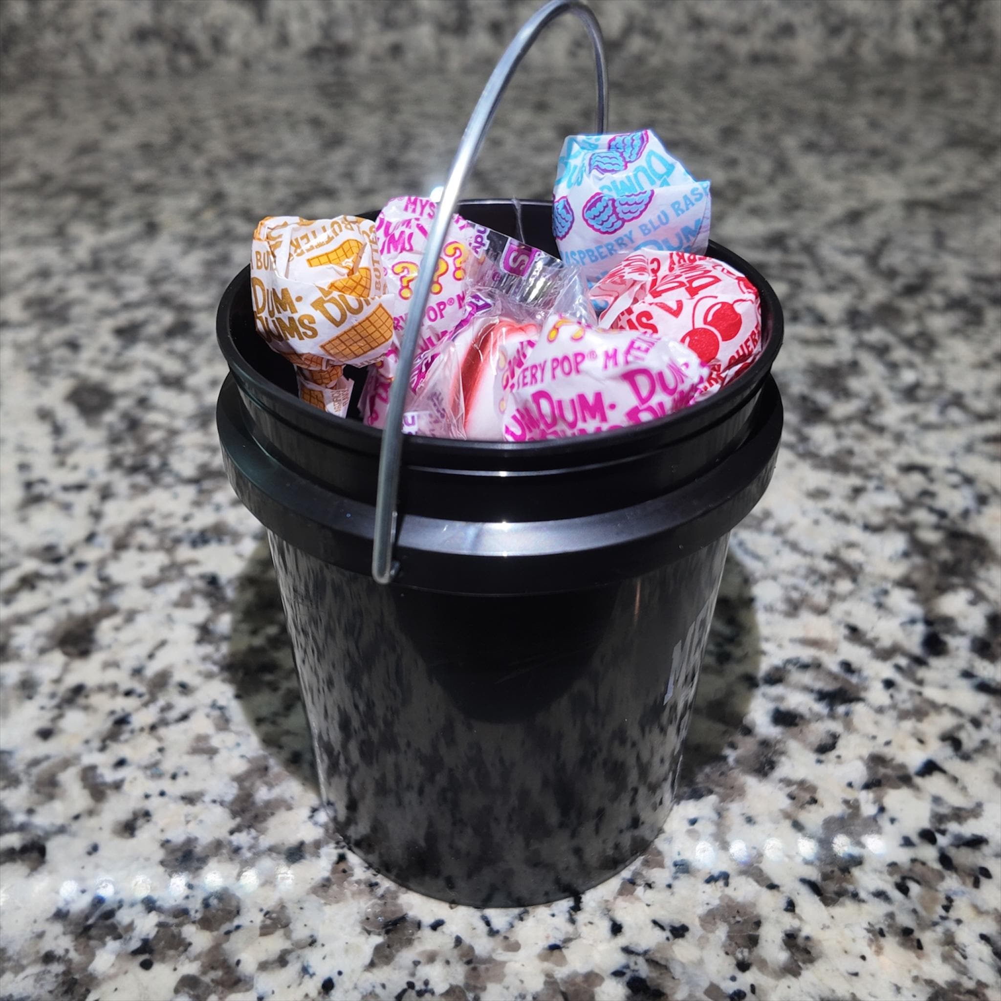 Meldrim's Black Mini Bucket Gift Basket Set
