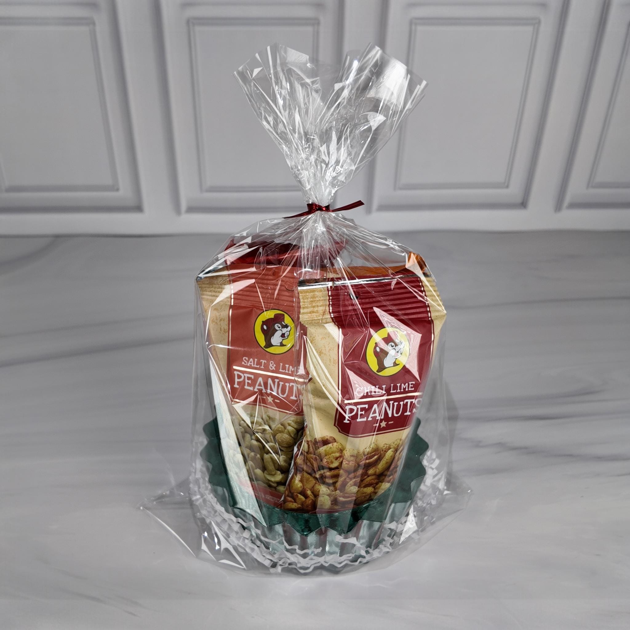 Recycled Glass Bottle Cap Snack Bowl Gift Set – Peanuts, Textured Retro Design
