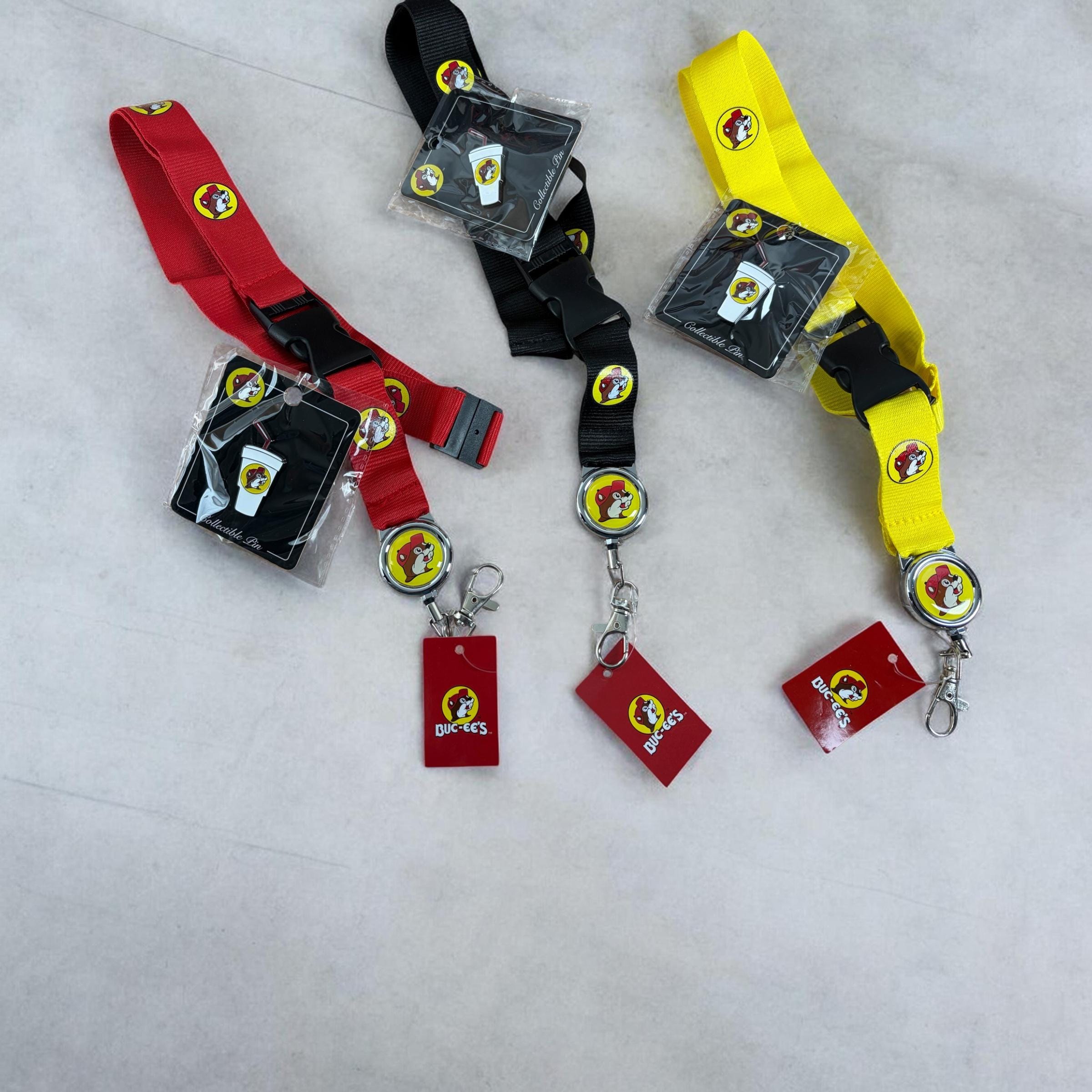 Retractable Lanyard & Pin Set – Keychain or ID Holder