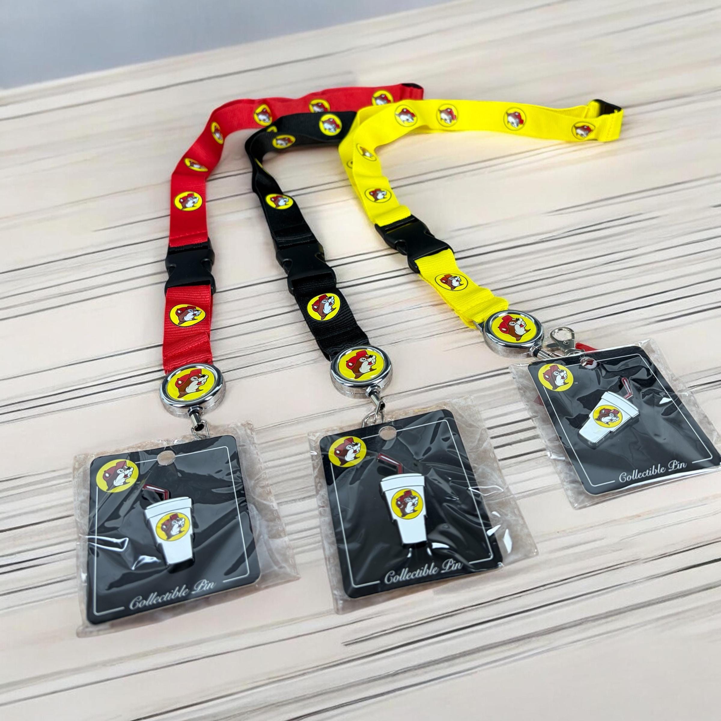 Retractable Lanyard & Pin Set – Keychain or ID Holder