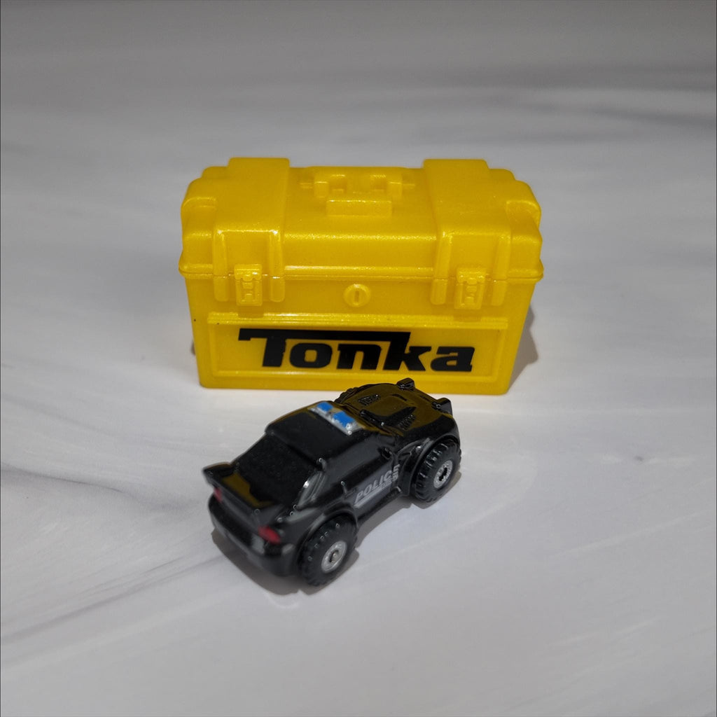 Mini Toy Truck Gift Set – Plastic Storage Tote with Gold Nugget Candy