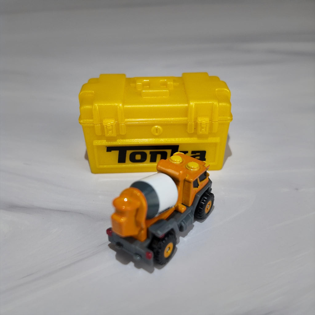 Mini Toy Truck Gift Set – Plastic Storage Tote with Gold Nugget Candy