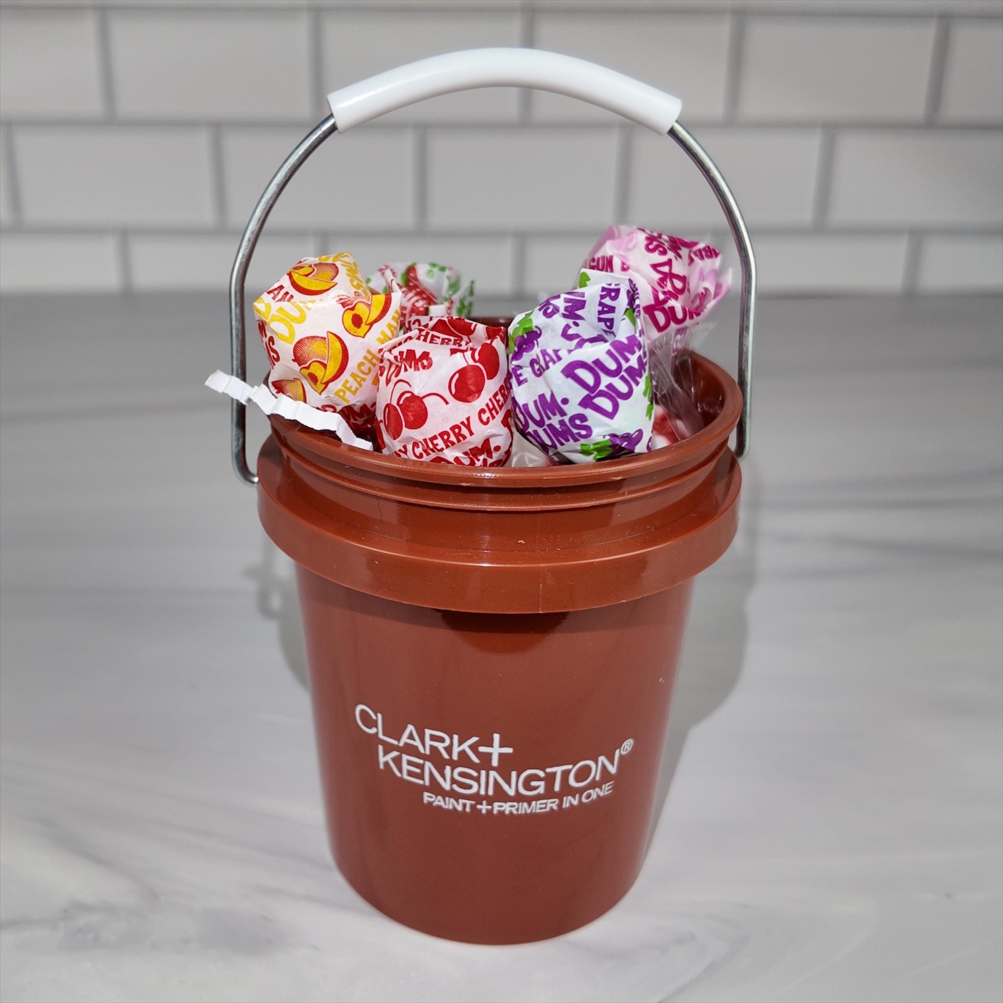 Rust Brown Mini Bucket Candy Gift Basket Set