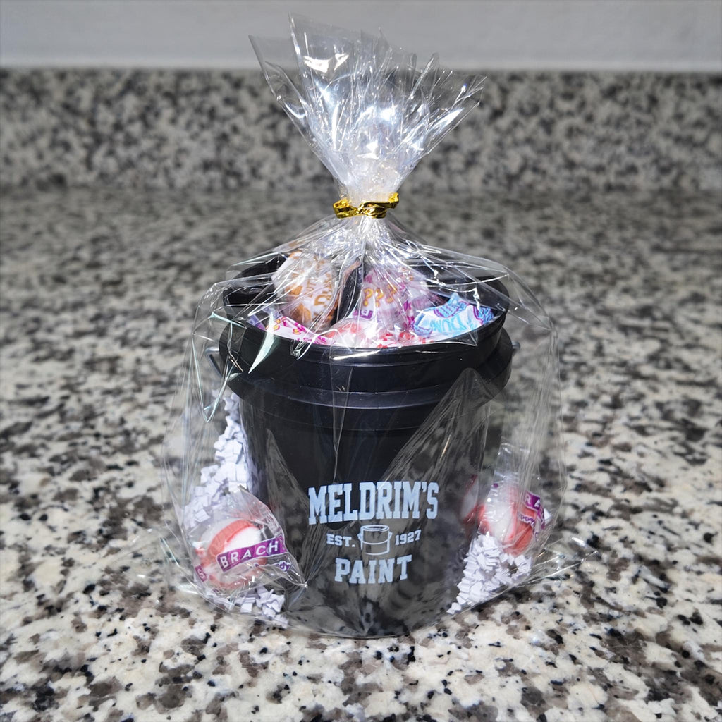 Meldrim's Black Mini Bucket Gift Basket Set