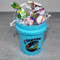 Tropical Mini Bucket Candy Gift Basket Set – Light Blue Treat Bundle