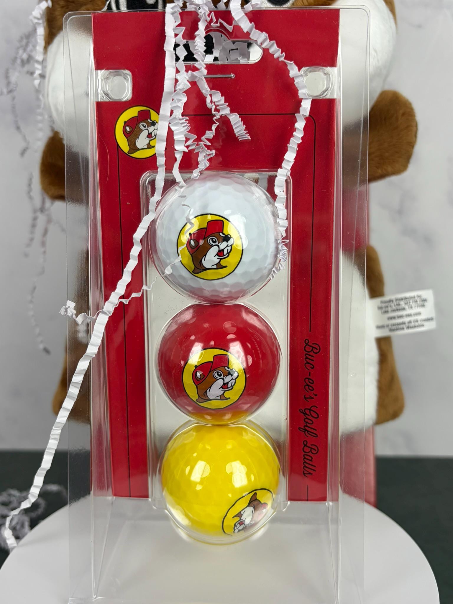 Golf Lover’s Plush Mascot Headcover & Ball Set