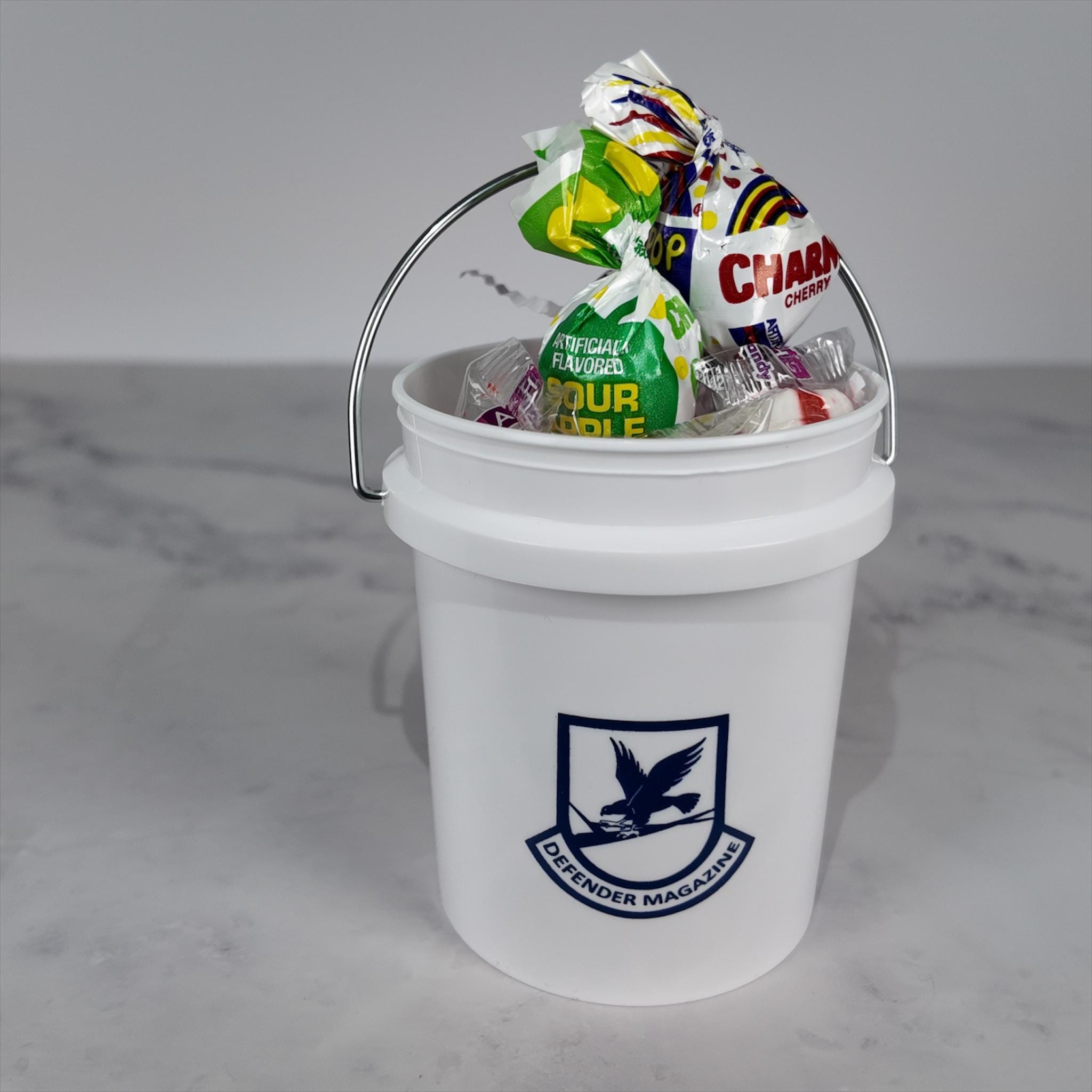 Defender Magazine Mini Bucket Gift Basket Set